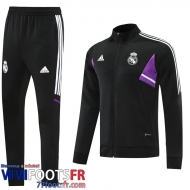 Veste Foot Real Madrid noir Homme 2022 2023 JK445