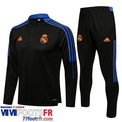 Survetement de Foot Real Madrid le noir Homme 2021 2022 TG140