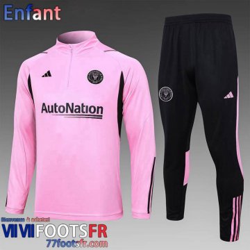 Survetement de Foot Inter Miami rose Enfant 2023 2024 C36