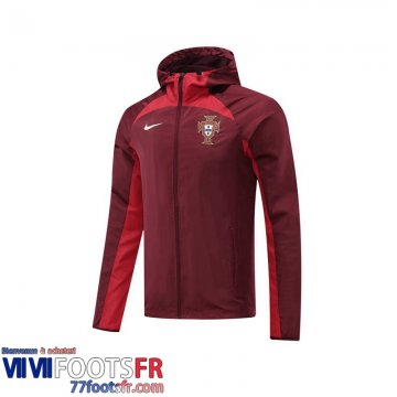 Coupe Vent - Sweat a Capuche Portugal rouge Homme 2022 2023 WK135