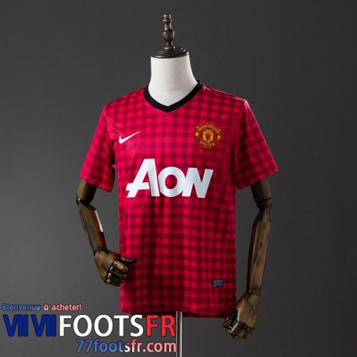 Retro Maillot De Foot Manchester United Domicile Homme 12 13 FG974