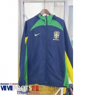 Coupe Vent - Sweat a Capuche Bresil bleu Homme 2022 2023 WK160