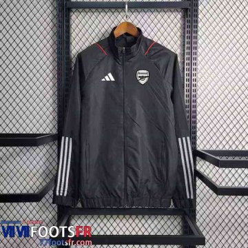 Coupe Vent Arsenal noir Homme 2023 2024 WK323