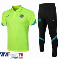 Polo de foot Inter milan Vert fluorescent 2021 2022 PL26