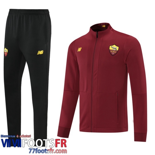 Veste Foot AS Rome rose rouge Homme 2021 2022 JK173