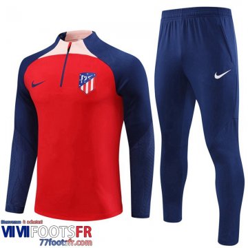 Survetement de Foot Atletico Madrid rouge Homme 2023 2024 A01