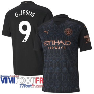 Maillot de foot Manchester City G.Jesus #9 Exterieur 2020 2021