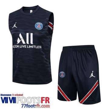 Sans manches PSG bleu marin Homme 2021 2022 PL432