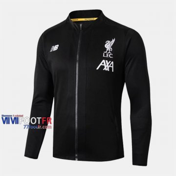 Magasins Veste Foot Liverpool Noir 2019/2020 Nouveau Promo