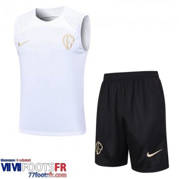 Survetement Sans manches Corinthians Blanc Homme 2023 2024 TG764