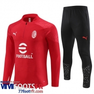 Survetement de Foot AC Milan rouge Homme 2023 2024 TG913