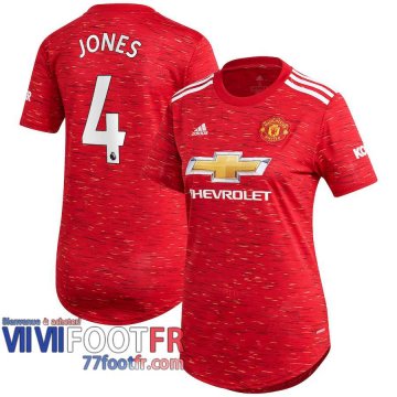Maillot de foot Manchester United Phil Jones #4 Domicile Femme 2020 2021