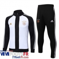 Veste Foot Allemagne Blanc Homme 2022 2023 JK612