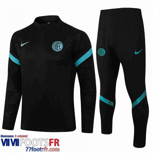 Survetement Foot Inter Milan Homme noir 2021 2022 TG64