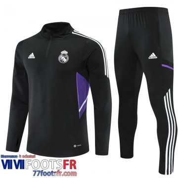 Survetement de Foot Real Madrid le noir Homme 2022 2023 TG229