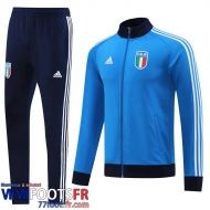 Veste Foot Italie bleu ciel Homme 2022 2023 JK645