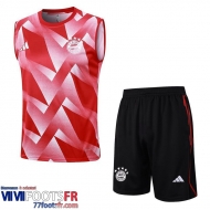 Survetement Sans manches Bayern Munich rouge Homme 2023 2024 A59