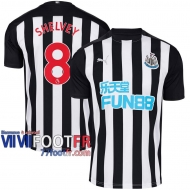 77footfr Newcastle United Maillot de foot Shelvey #8 Domicile 20-21