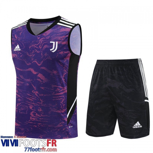 Survetement Sans manches Juventus Violet Homme 2023 2024 TG781