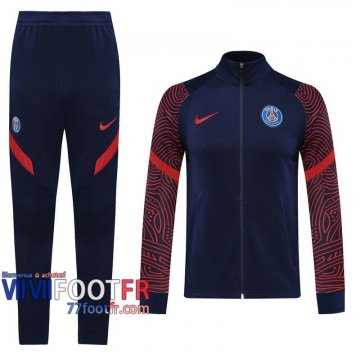 77footfr Veste Foot PSG Bleu foncE - Entrainement 2020 2021 J84