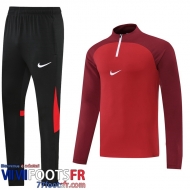 Survetement de Foot Sport rouge Homme 2022 2023 TG296