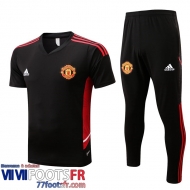 T-Shirt Manchester United noir Homme 2022 2023 PL522