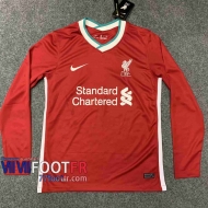 77footfr Maillots foot Liverpool Domicile Manche Longue 2020 2021