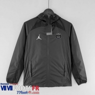 Coupe Vent - Sweat a Capuche PSG Noir Homme 2022 2023 WK178