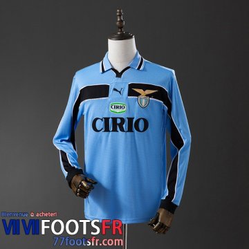 Retro Maillot De Foot Lazio Domicile Homme Manche Longue 98 99 FG952