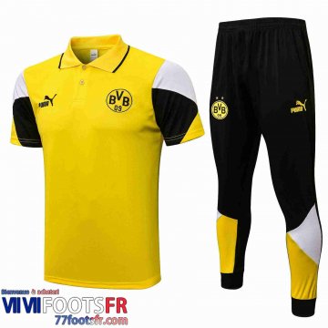 Polo foot Dortmund Homme jaune 2021 2022 PL108