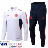 Survetement de Foot Bayern Munich Blanc Homme 2022 2023 TG287