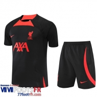 Survetement T Shirt Liverpool noir Homme 2022 2023 TG701