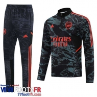 Survetement de Foot Arsenal noir Homme 2022 2023 TG627