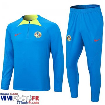 Survetement de Foot America bleu Homme 2023 2024 A46