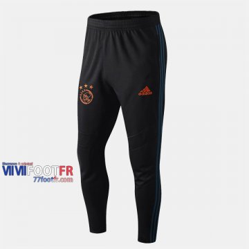 Promo: Le Nouveau Pantalon Entrainement Foot Ajax Amsterdam Coton Noir 2019/2020