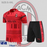 T-Shirt AC Milan rouge Homme 2022 2023 PL587