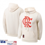 Sweatshirt Foot Flamengo Blanc Homme 2023 2024 F01