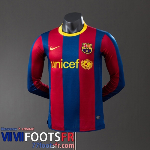 Retro Maillot De Foot Barcelone Domicile Homme Manche Longue 10 11 FG1032 Retro Maillot De Foot Barcelone Domicile Homme Manche Longue 10 11 FG1032