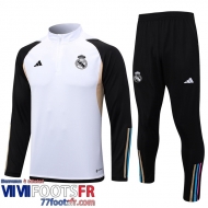 Survetement de Foot Real Madrid Blanc Homme 2023 2024 TG928