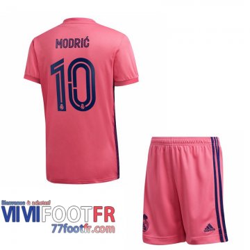 Maillot de foot Real Madrid Luka Modric #10 Exterieur Enfant 2020 2021