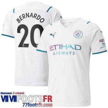 Maillot De Foot Manchester City Extérieur Homme 21 22 # Bernardo 20