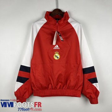 Coupe Vent Real Madrid rouge Homme 2023 2024 WK395