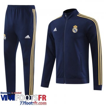 Veste Foot Real Madrid bleu marine Homme 2023 2024 JK735