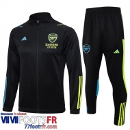 Veste Foot Arsenal noir Homme 2023 2024 JK759