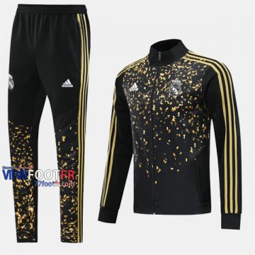 Promo Ensemble Survetement Foot Real Madrid Adidas × Ea Sports™ Fifa 20 Noir 2019/2020 Nouveau