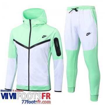 Veste Foot Sport blanc vert Homme 2022 2023 JK640