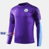 Les Nouveaux Meilleur Sweatshirt Foot Manchester City Pourpre 2019-2020