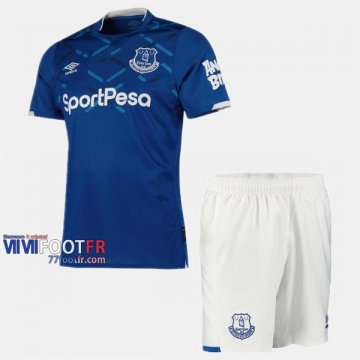 Ensemble Maillot Everton Enfant Domicile 2019-2020 Personnalise :77Footfr