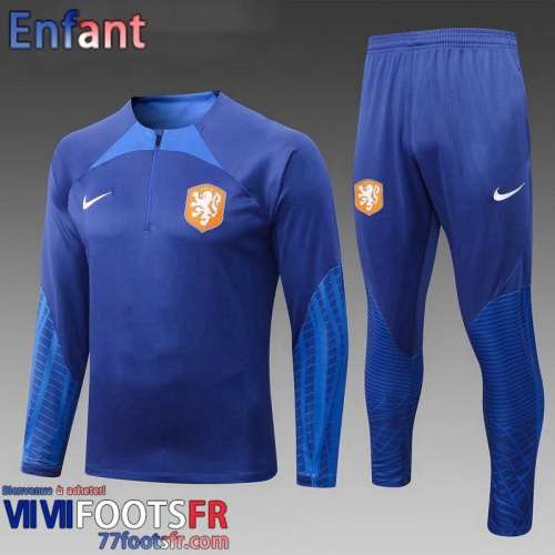 KIT: Survetement de Foot The Tangerines bleu Enfant 2022 2023 TK478