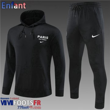 Sweatshirt Foot PSG noir Enfant 2023 2024 TK548